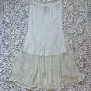 Alyx Cream A-Line Skirt